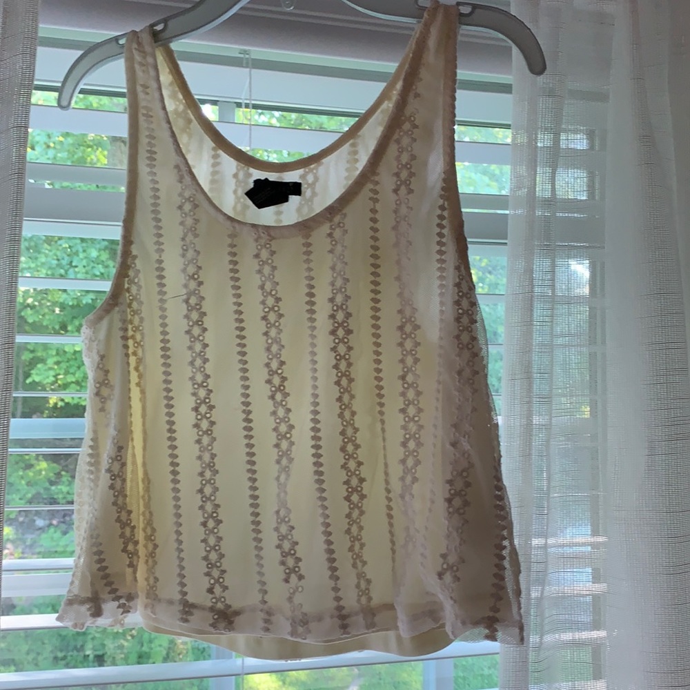 Forever 21 lace crop top tank